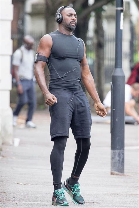 Idris Elba runs in London on the set of A Hundred Streets|Lainey Gossip ...