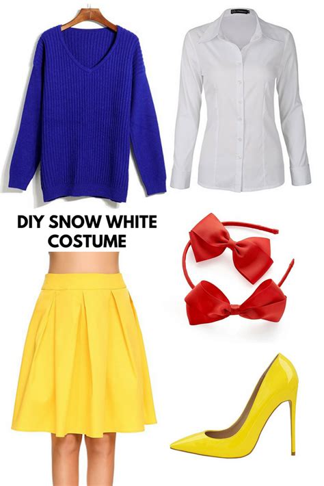 DIY Snow White Costume - using thrifted and/or clothes in your closet | Diy snow white costume ...