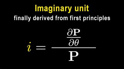 Imaginary unit finally shown REAL in daily life - YouTube