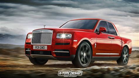 Rolls-Royce Cullinan Rendered As Pickup, Convertible, Coupe