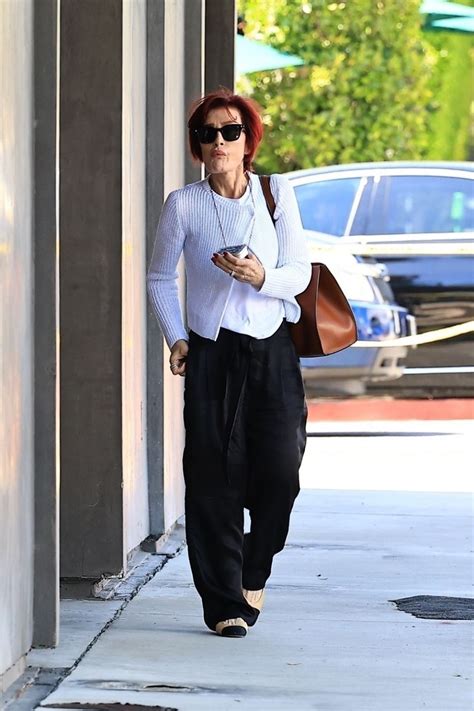 SHARON OSBOURNE Out Shopping at Local Gallery in West Hollywood 06/20 ...