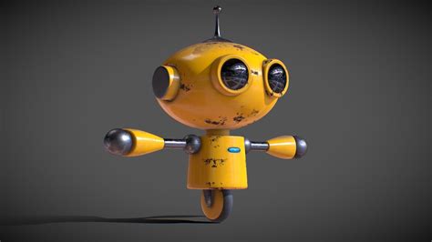 Simple Little Robot - Buy Royalty Free 3D model by astistudio [bf949bc] - Sketchfab Store