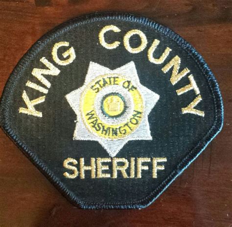 King County SO, WA | King county sheriff, Sheriff badge, King county