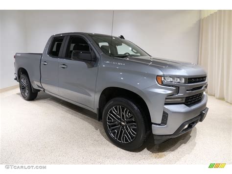 2019 Satin Steel Metallic Chevrolet Silverado 1500 RST Double Cab 4WD #136370044 Photo #21 ...