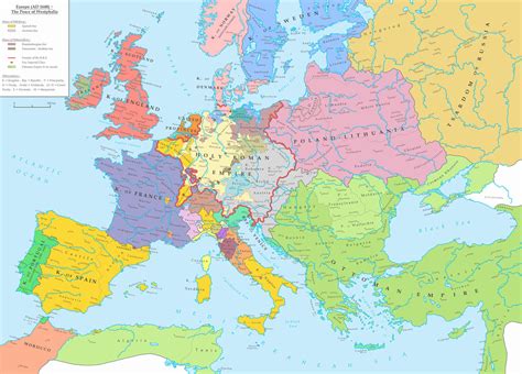 Europe (AD 1648) ~ The Peace of Westphalia by Undevicesimus on DeviantArt