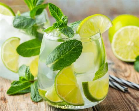 Low Carb Vodka Mojito - Dear Mica