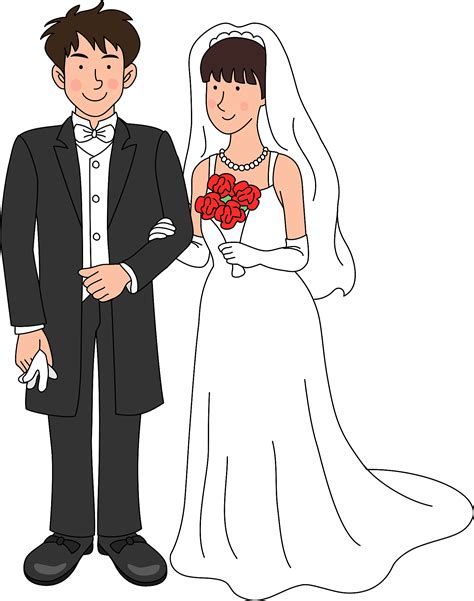 Bride And Groom Clip Art Library - vrogue.co