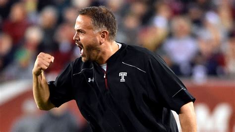 Coach Matt Rhule agrees to new six-year deal with Temple Owls