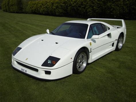 Ferrari F40 | Ferrari f40, White ferrari, Ferrari