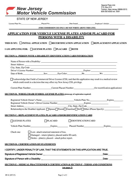 2013 Form NJ SP-41 Fill Online, Printable, Fillable, Blank - pdfFiller