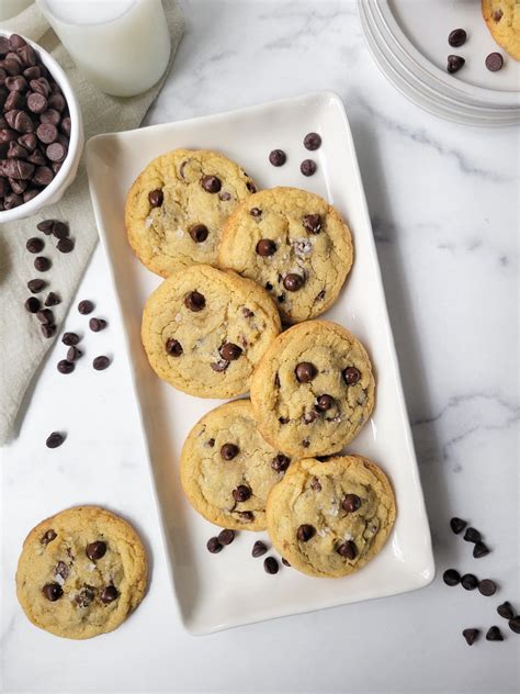 Egg Yolk Chocolate Chip Cookies - My Happy Bakes