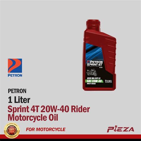 PETRON Sprint 4T Enduro 20W-40 Motorcycle Oil 1LITER - Pieza Automotive PH