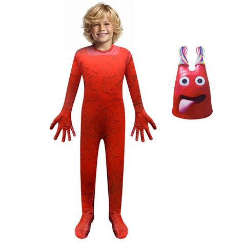 Kids Banban Costume New Game Banban Cosplay Outfit Red Jumpsuit and Ma – Sun Baby