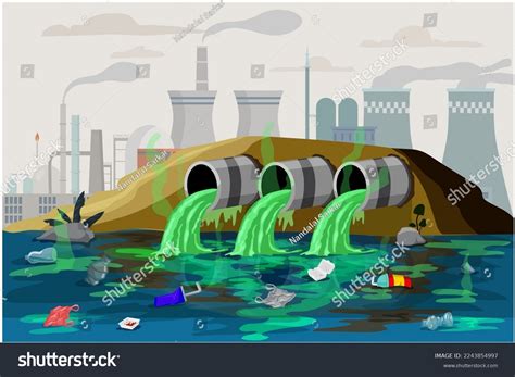 Water Pollution Cartoon