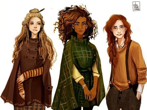 Luna, Hermione, and Ginny | Harry potter, Harry potter fan art, Ginny weasley