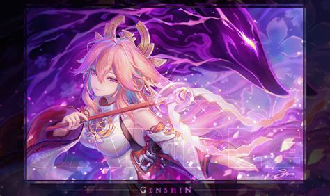 Yae Miko - Genshin Impact - Image by Swzart #3652783 - Zerochan Anime Image Board