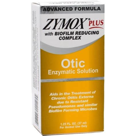 Zymox Otic PLUS (UK SELLER) Enzymatic Solution 1% Hydrocotisone Dogs ...