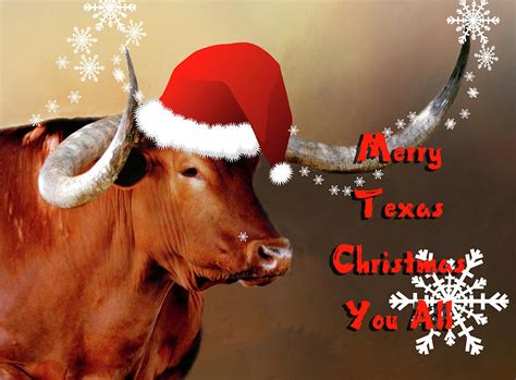 Texas Custom Christmas Cards