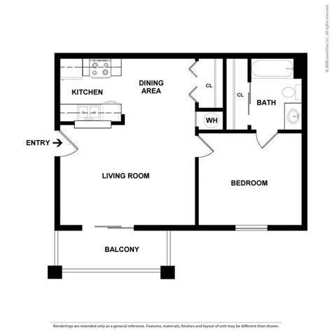 2 Bedroom Apartments in Springfield, MO | Hunter's Glen | Floor Plans