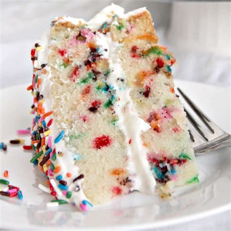 Funfetti Cake from a Simple Recipe - You Will Love How Easy This Is!