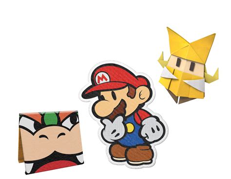 Paper Mario: The Origami King Characters – easy origami tutorial