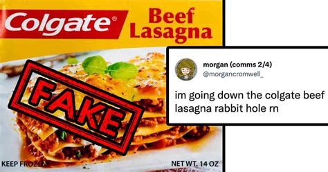 Colgate Lasagna: The Frozen Beef Treat That Never Existed - Wtf Article | eBaum's World