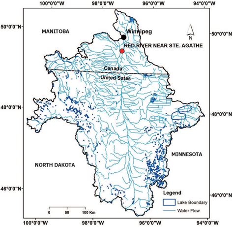 Map Of The Red River