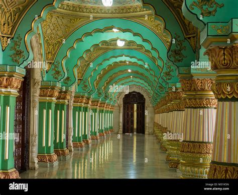 Mysore palace interior hi-res stock photography and images - Alamy
