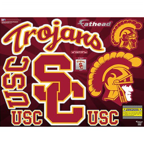 USC Trojans Street Grip Outdoor Decal | Shop Fathead® for USC Trojans Ground Graphics