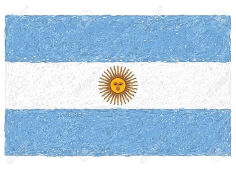 15361051-dibujado-a-mano-ilustración-de-la-bandera-de-argentina | Germinal Consultora