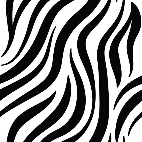 Black and white zebra print pattern vector - Download Free Vectors ...