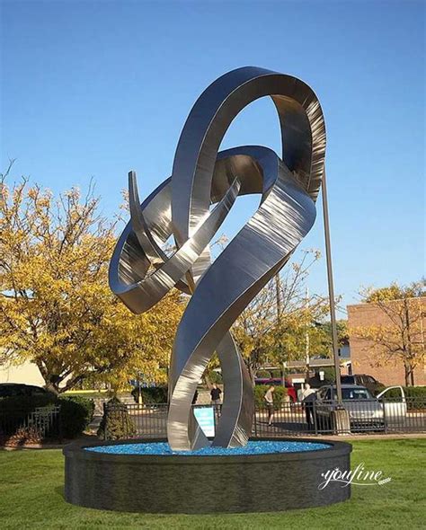 Large Abstract Metal Art Sculptures Outdoor Landscape Decor for Sale