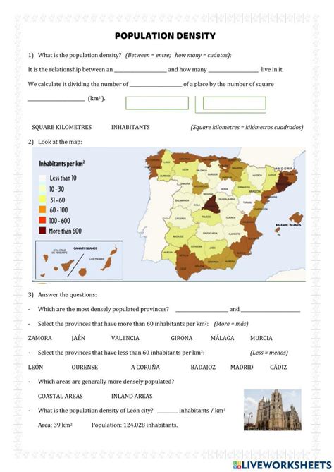 Population Density - GCSE Maths - Steps, Examples & Worksheet - Worksheets Library