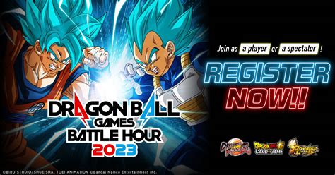 [Dragon Ball Games Battle Hour 2023 Registration Now Open!!] | DRAGON ...