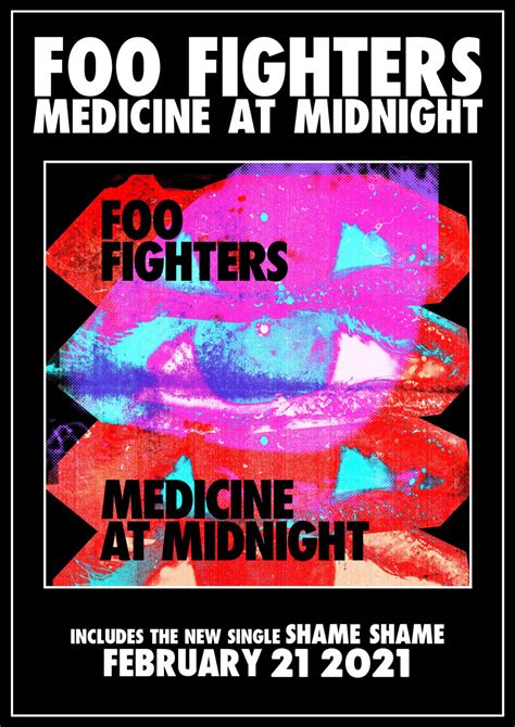 FOO FIGHTERS Medicine at Midnight - The Album Poster Print - prints4u