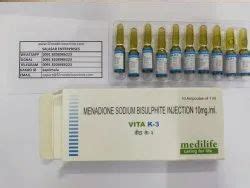 Vitamin K Injection - Inj Vit K Latest Price, Manufacturers & Suppliers