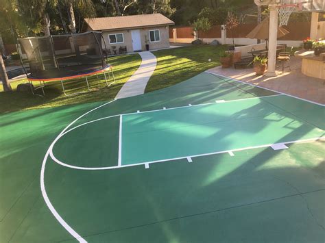 Basketball court Painting #perfectstriping #sandiego #basketball