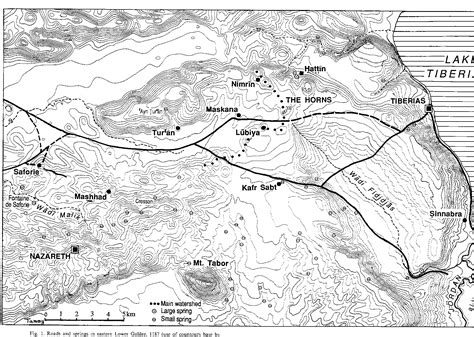 Arid Land - Hattin Area Map