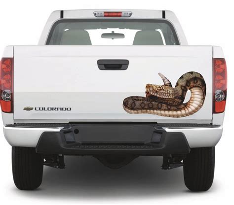 Rattlesnake truck tailgate decal | Xtreme Digital GraphiX