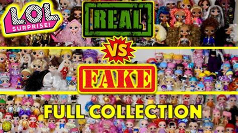 Fake lol vs real lol full collection! fake lol omg complete set, fake ...