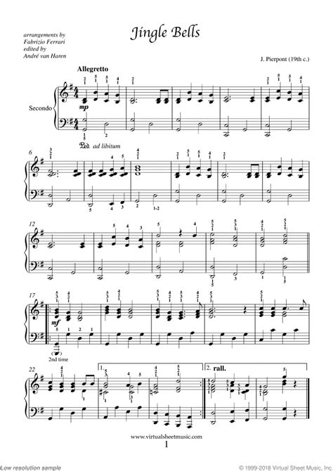 Download and Print top quality Christmas Carols duets sheet music for ...