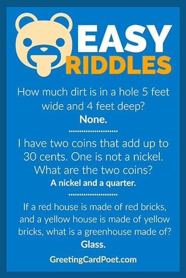 135 Easy Riddles For Kids To Sharpen Minds (and Have Fun!)