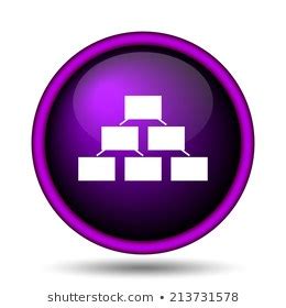Organizational Chart Icon Internet Button On 스톡 일러스트 204578710 | Shutterstock