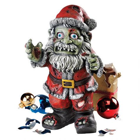 Zombie Claus - Zombie Santa Statue — ZombieGift.com