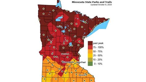 Fall colors update: Twin Cities, southern Minnesota peaking this week | FOX 9 Minneapolis-St. Paul