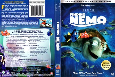 FINDING NEMO (2003) R1 DVD COVER & LABELS - DVDcover.Com