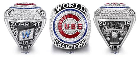 Chicago Cubs 2016 World Series Rings