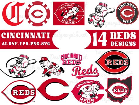 Cincinnati Reds SVG Bundle - Best Quality Design Bundle