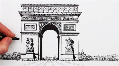 See how to draw the Arc de Triomphe step by step in this art video tutorial from Circle Line Art ...