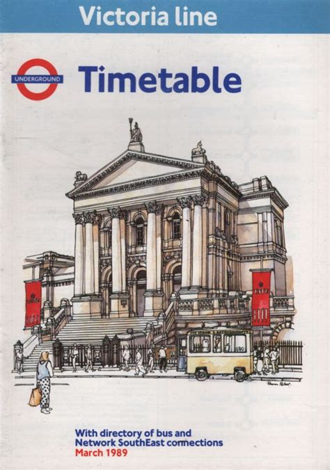 1989 London Underground - Victoria Line Timetable